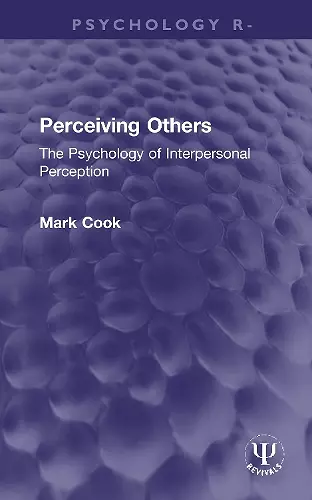 Perceiving Others cover