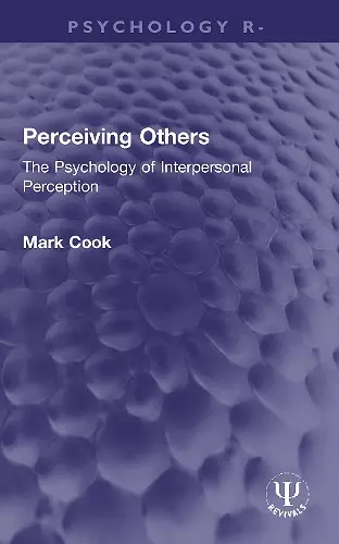 Perceiving Others cover