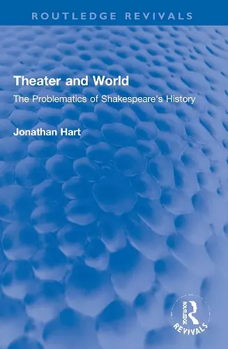 Theater and World cover