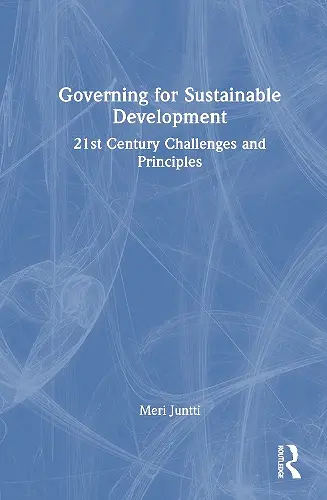 Governing for Sustainable Development cover