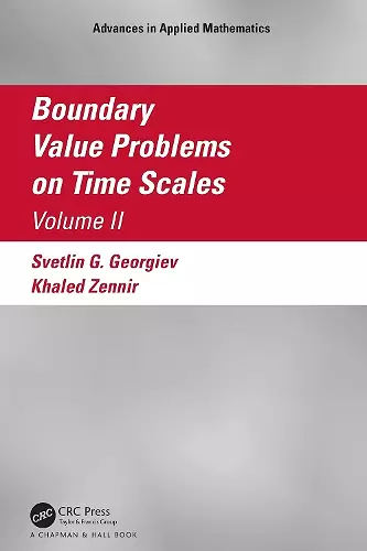 Boundary Value Problems on Time Scales, Volume II cover