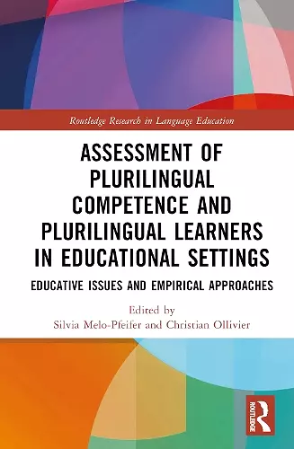 Assessment of Plurilingual Competence and Plurilingual Learners in Educational Settings cover