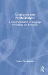 Linguistics and Psychoanalysis cover