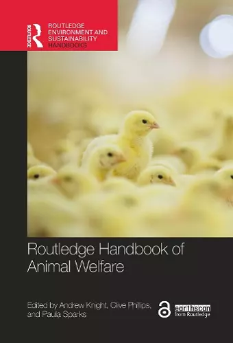 Routledge Handbook of Animal Welfare cover