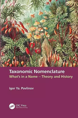 Taxonomic Nomenclature cover