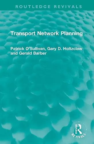 Transport Network Planning cover