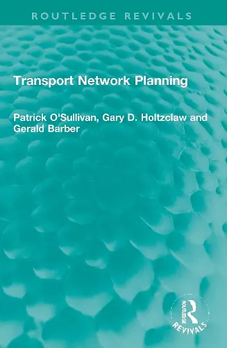 Transport Network Planning cover