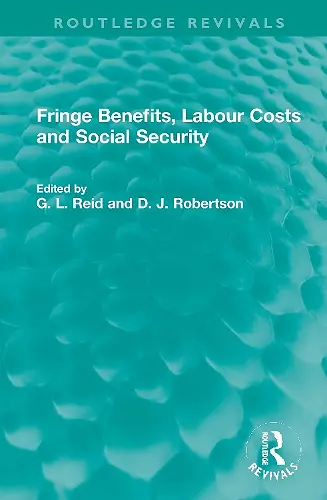 Fringe Benefits, Labour Costs and Social Security cover