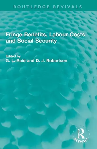 Fringe Benefits, Labour Costs and Social Security cover