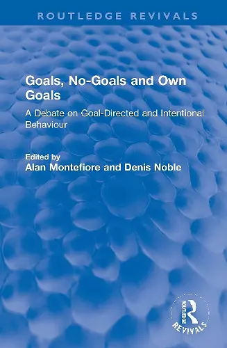 Goals, No-Goals and Own Goals cover