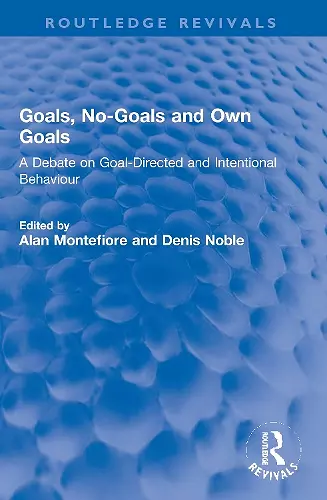 Goals, No-Goals and Own Goals cover