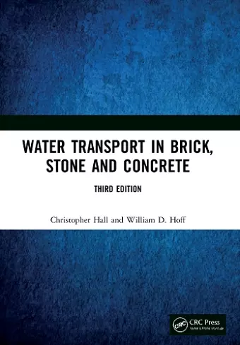 Water Transport in Brick, Stone and Concrete cover