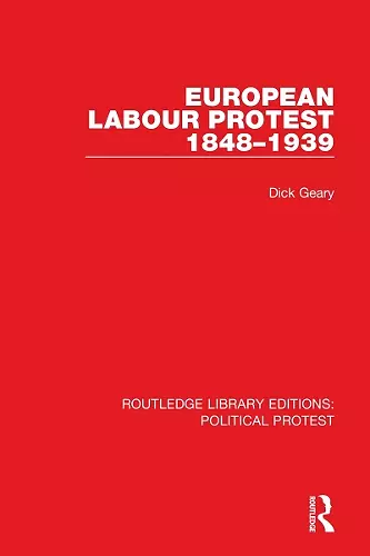 European Labour Protest 1848–1939 cover