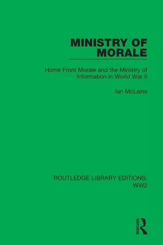 Ministry of Morale cover