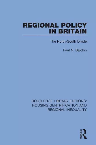 Regional Policy in Britain cover