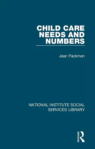 Child Care Needs and Numbers cover