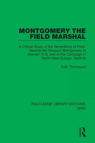 Montgomery the Field Marshal cover