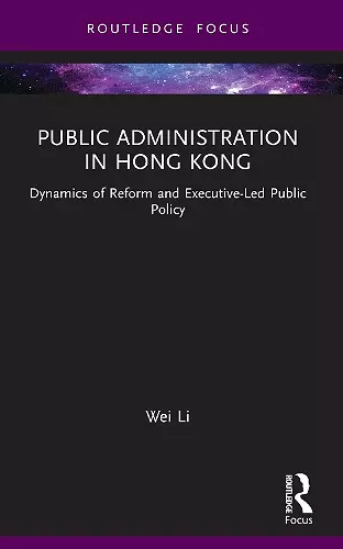 Public Administration in Hong Kong cover