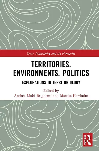 Territories, Environments, Politics cover