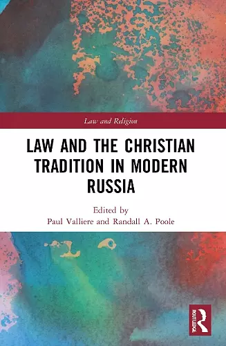 Law and the Christian Tradition in Modern Russia cover