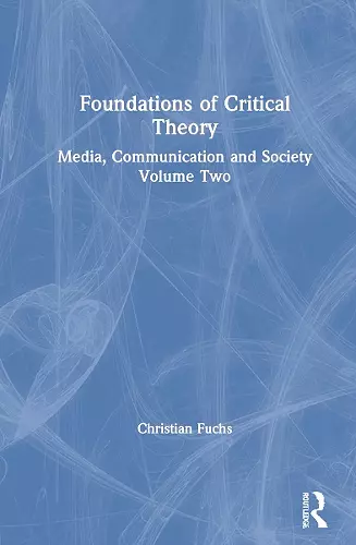 Foundations of Critical Theory cover