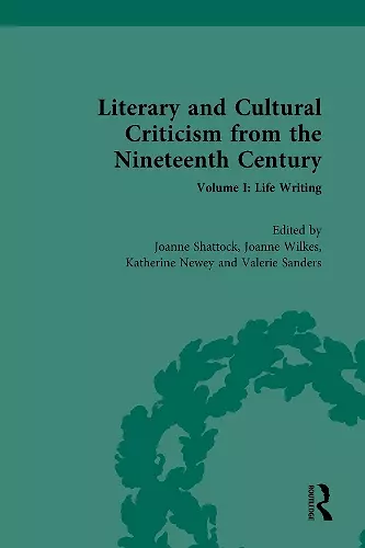 Literary and Cultural Criticism from the Nineteenth Century cover