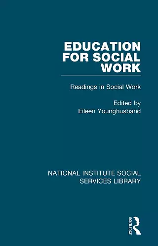 Education for Social Work cover