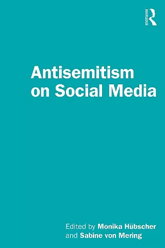 Antisemitism on Social Media cover