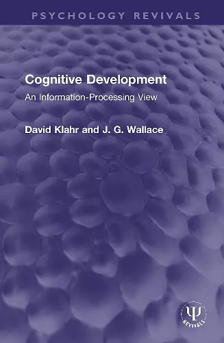 Cognitive Development cover