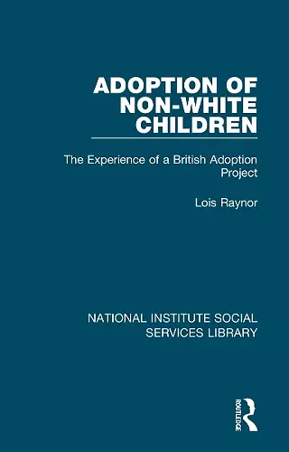 Adoption of Non-White Children cover