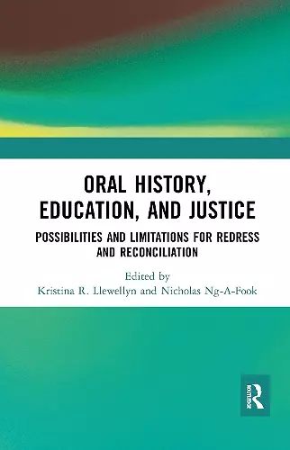 Oral History, Education, and Justice cover