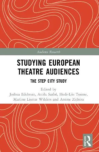 Studying European Theatre Audiences cover