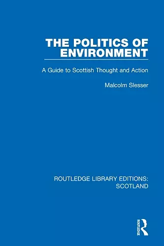 The Politics of Environment cover