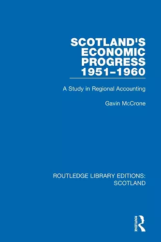 Scotland’s Economic Progress 1951-1960 cover