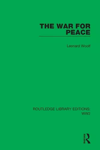 The War for Peace cover