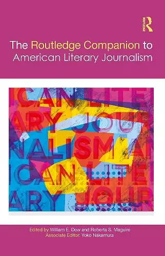 The Routledge Companion to American Literary Journalism cover