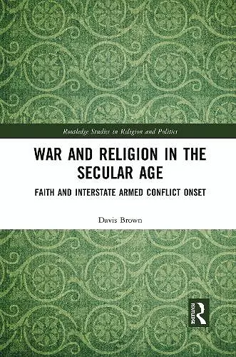 War and Religion in the Secular Age cover