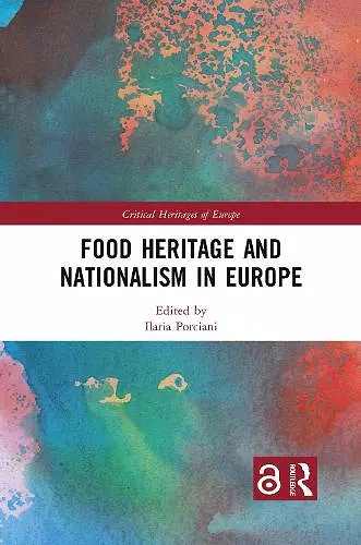 Food Heritage and Nationalism in Europe cover