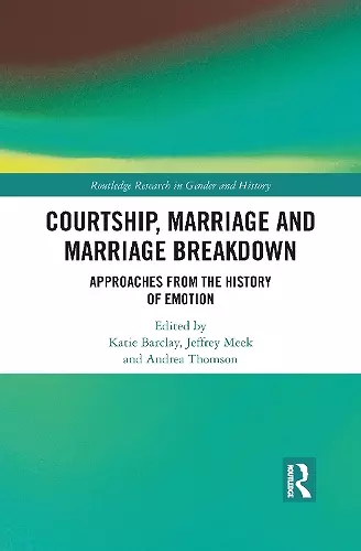 Courtship, Marriage and Marriage Breakdown cover