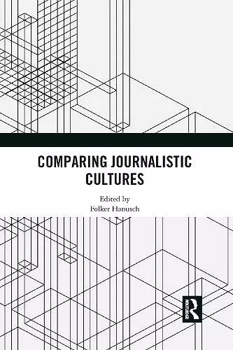 Comparing Journalistic Cultures cover