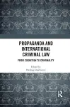 Propaganda and International Criminal Law cover