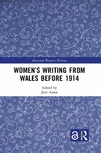 Women’s Writing from Wales before 1914 cover