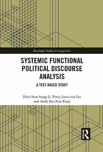 Systemic Functional Political Discourse Analysis cover