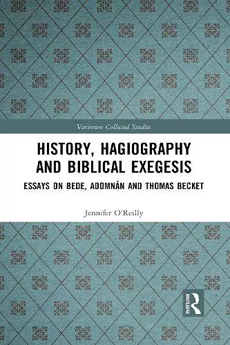 History, Hagiography and Biblical Exegesis cover