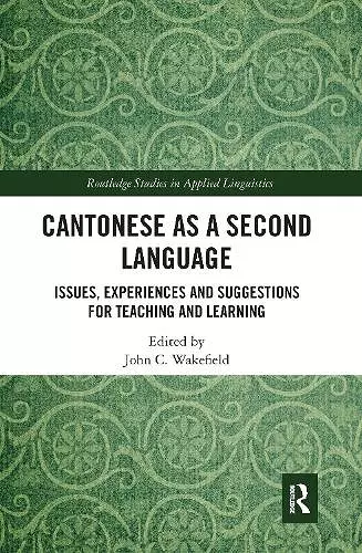 Cantonese as a Second Language cover