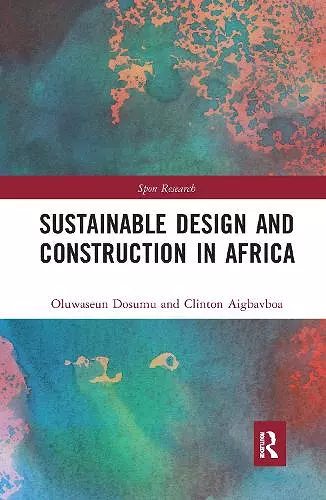 Sustainable Design and Construction in Africa cover