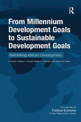 From Millennium Development Goals to Sustainable Development Goals cover