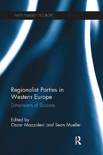 Regionalist Parties in Western Europe cover