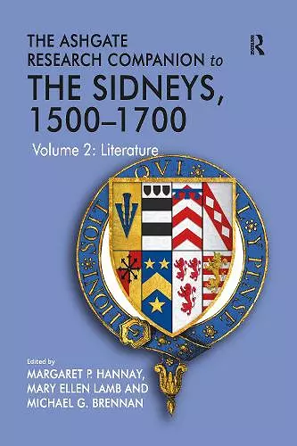 The Ashgate Research Companion to The Sidneys, 1500–1700 cover