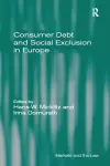 Consumer Debt and Social Exclusion in Europe cover